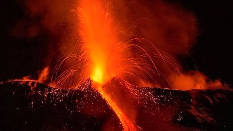 El 27 de febrero, “Etna” aumentó su actividad volcánica (Foto: @chematierra )