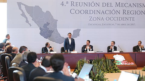 El gobernador de Michoacán participó en la reunión del Cuarto Mecanismo de Coordinación Regional Zona Centro–Occidente, de la Conago (Foto: Cortesía)