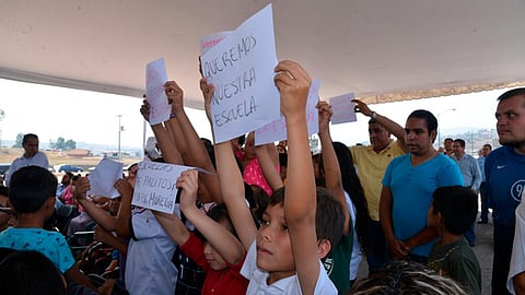 Pidieron apoyo con algunos mensajes (Foto ACG)