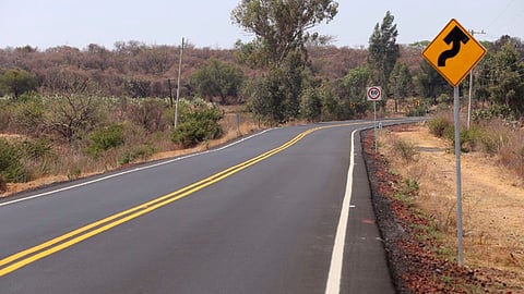 En próximas fechas iniciará la colocación de la carpeta asfáltica de las vías Tanhuato-La Presa-Cieneguitas-San José de Vargas (Foto: Cortesía)