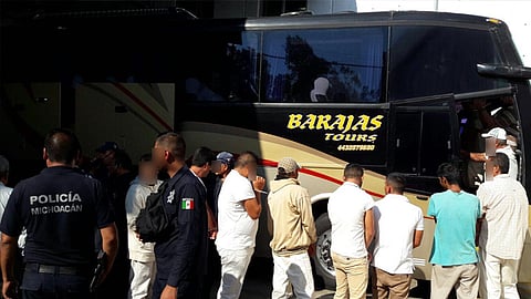 En las acciones apoyaron elementos de la Secretaría de Seguridad Pública del Estado (Foto cortesía)