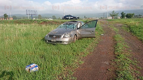 Al ver que el coche estaba abandonado los socorristas se retiraron (Foto: RED 113)