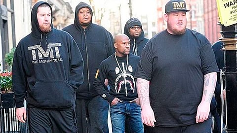 El peso total de los cuatro guardaespaldas es de 667 kilogramos (Foto Cortesía)