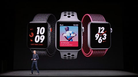 Presentaron nuevas correas de nike y otras compañías (Captura: Apple.com)