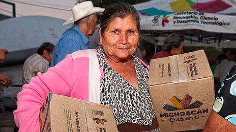 Se han distribuido dos millones 368 mil 740 canastas básicas (Foto: Cortesía)