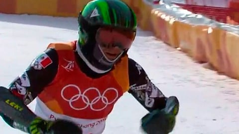 El mexicano finalizó en el lugar 48 en Slalom Gigante de los Juegos Invernales (Foto: @COM_Mexico)