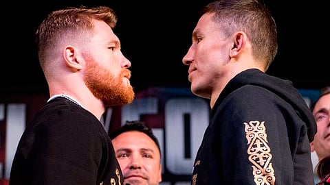 Golden Boy Promotions, promotora y representante del boxeador, afirmó en un comunicado que esto se debía a la ingesta de carne contaminada (Foto: @canelo)