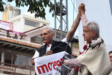 El dirigente estatal de Morena, Roberto Pantoja Arzola, explicó que finalmente no impugnaron la resolución del TEEM que obliga al IEM a registrar a Francisco Cedillo (Foto: ACG)