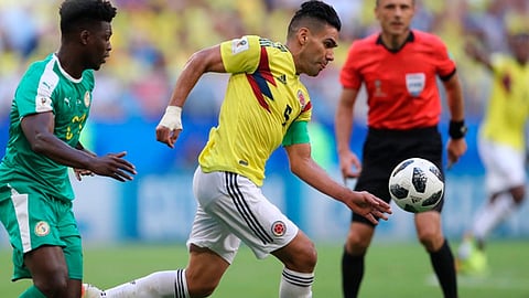 Yerri Mina fue el autor del gol (Foto: @FIFAWorldCup)