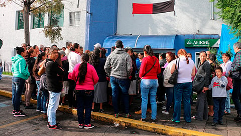 Vecinos de las colonias Primo Tapia, Aquiles Serdán, 20 de Noviembre entre otras están presentes (Foto: ACG)
