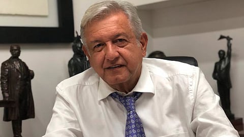 El tabasqueño se dejó ver "relajado" (Foto: @lopezobrador_)