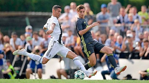 Jugó la primera mitad (Foto: @Cristiano)