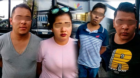 Los delincuentes huyeron a bordo de un vehículo tipo Van, con placa MDE-9789 (Foto: RED 113)