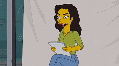 Gadot interpretará a Lisa en una cinta dirigida por Homero (Foto: Twitter/The Simpsons)