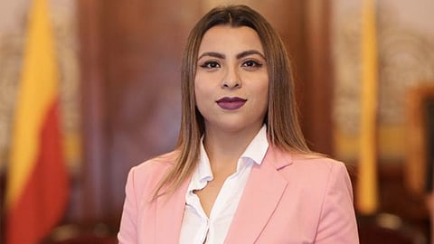 La joven agradeció la confiada del cabildo y del presidente municipal de Morelia Raúl Morón Orozco (Foto: Cortesía)