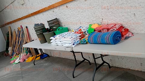 Aún se reciben donaciones, principalmente insumos de limpieza (Foto: Andrea Hernández)