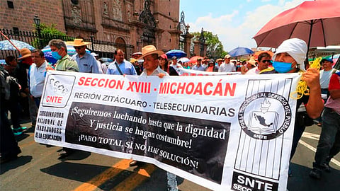 ¡Toma tus precauciones! Este lunes, marchará la CNTE