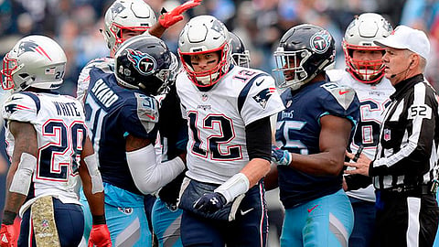 Brady jugó su partido 300 en la NFL contando temporada regular y playoffs (Foto: @NFL)