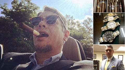 Pese a su carrera, era más conocido por su cuenta de Instagram como the_cigar_magistrate (Foto: Twitter/@BachesDeMexico)