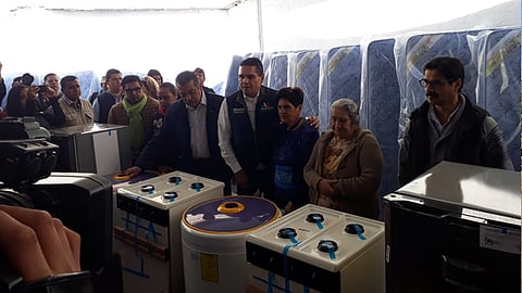 Arranca entrega de enseres a damnificados por las lluvias de Morelia