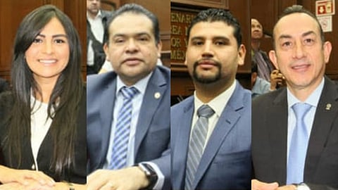 Araceli Saucedo Reyes, Norberto Antonio Martínez Soto, Octavio Ocampo Córdova y Antonio Soto Sánchez, integrantes del GPPRD (Foto Especial)