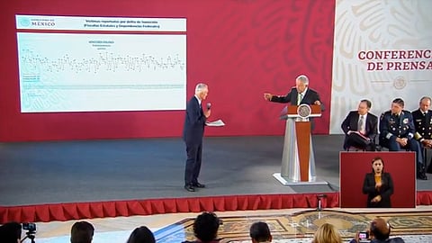 AMLO resaltó que logró bajar el índice de homicidios en la CDMX cuando fue jefe de Gobierno (Foto: captura de pantalla)