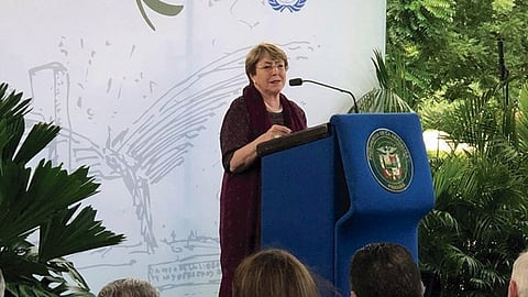 La comisionada prevé reunirse con víctimas de abusos y violaciones a los derechos humanos (Foto: @OACNUDH)