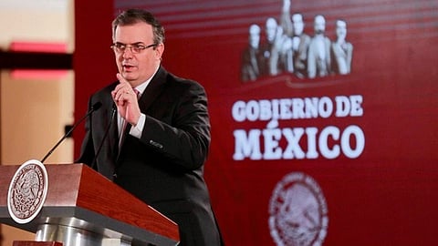 El canciller mexicano declaró que ésta sería la primera denuncia de este tipo de la historia (Foto: @m_ebrard)