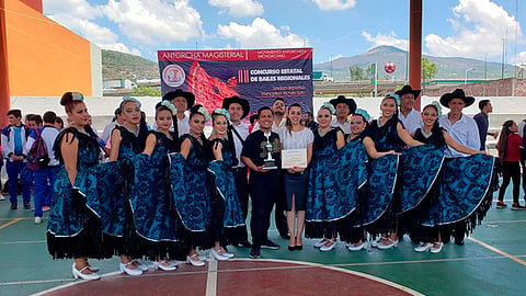 El primer lugar se lo llevó la escuela secundaria federal #12 “Wenceslao Victoria Soto” (Foto: Cortesía)