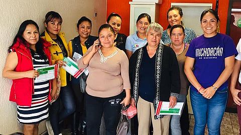 Se impulsará talleres que permitan detonar la economía de las michoacanas e incrementar sus recursos en beneficio de ellas y de sus comunidades (Foto Twitter
@SeMujerMich)