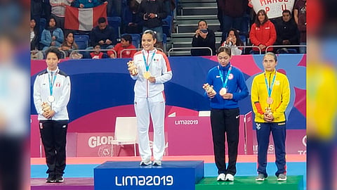 Obtuvo la medalla en la disciplina de Poomsae tradicional femenil
(Foto: Twitter/@CONADE)