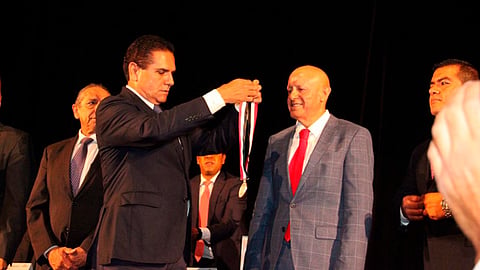El ex diputado local, actual coordinador de asesores del despacho del gobernador, planteó la necesidad de una sólida política ambiental con recursos y proyectos de largo plazo (Foto: Cortesía)