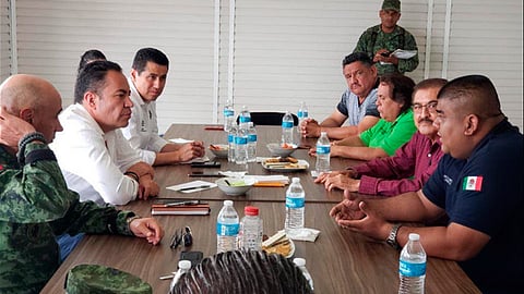 Se acordó una ruta conjunta para seguir fortaleciendo la presencia policíaca en esta zona de Tierra Caliente
(Foto: Cortesía)