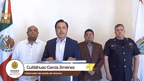 Cuitláhuac García informó que tanto fuerzas federales como estatales investigan el caso (Foto: @CuitlahuacGJ)