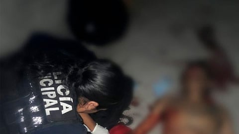 Se provocó cortaduras al romper un cristal de su domicilio
(Foto: Cortesía)
