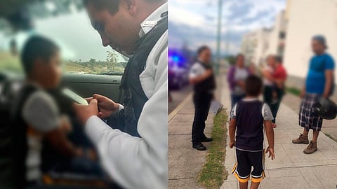 El pequeño fue entregado a sus padres
(Foto: Especial)