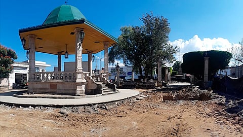 En las tres vialidades se pavimentarán un total de 960 metros lineales de concreto hidráulico (Foto: Cortesía)