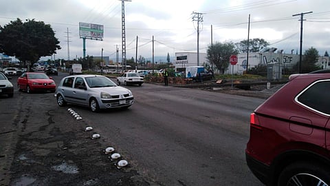 Las autoridades de encuentran frente a las oficinas de la Secretaría de Seguridad Pública (Foto: cortesía)