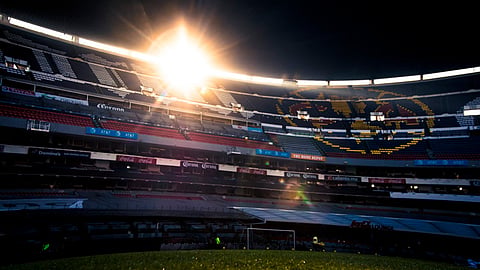 Encuentro entre América y Monterrey en el Estadio Azteca (Foto: Twitter @ClubAmerica)