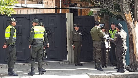 Bolivia había pedido el desalojo de los diplomáticos el sábado pasado (Foto: @maximilianoreyz)