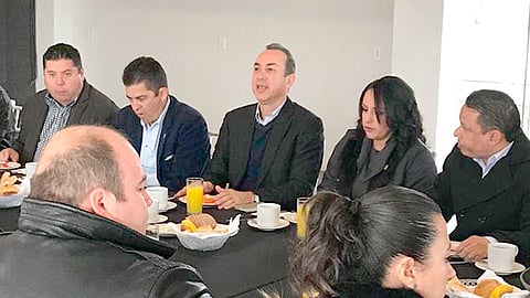 Cristaliza el legislador encuentro entre titulares del IIFEEM y CEAC con el Consejo Directivo de la CMIC (Foto Cortesía)