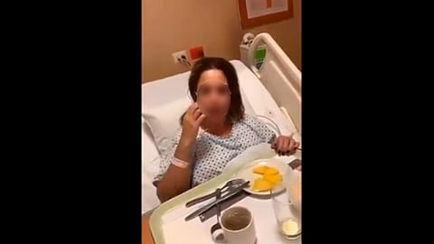 Pensé que era parálisis facial pero no (Foto: Captura)