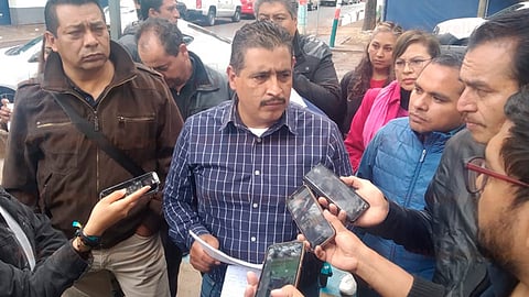 "No se defenderá a nadie", dijo el líder sindical (Foto: Guadalupe Martínez)