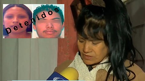 Fue la tía de Mario “N” quien los entregó a la policía (Foto: Captura)