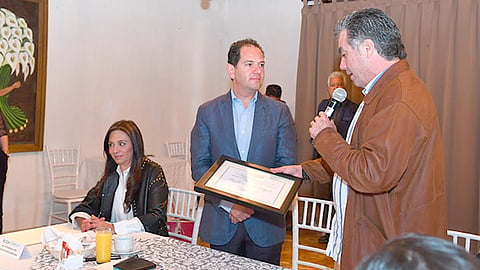 Jesús Melgoza presentó el entorno económico de Michoacán, así como los ejes de trabajo de la Sedeco para el periodo 2020-2021 (Foto Cortesía)