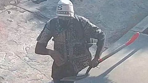 En el video se observa como la mujer corre (Foto: Captura)