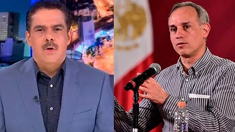 El presentador afirmó que las cifras del subsecretario son falsos e irrelevantes (Foto: captura/@HLGatell)