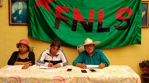 Aseguraron que el gobierno federal tampoco respondde al reclamo y la exigencia de la organización (Foto: Guadalupe Martínez)