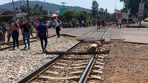 Fue detenido el pasado 4 de mayo por obstruir las vías férreas en la comunidad indígena de Caltzontzin perteneciente al municipio de Uruapan (Foto: Cortesía)