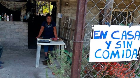 Las familias que sobreviven del empleo informal en Michoacán ya no tienen trabajo, lamentaron (Foto: Cortesía)